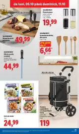 Catalog Lidl săptămâna 41 Pagină 55: Airfryer carte de rețete €24,99, Silvercrest ustensile bucătărie din acacia €6,66