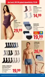 Catalog Lidl săptămâna 41 Pagină 61: Esmara men chiloți bărbați €19,99, Esmara men boxeri bărbați €26,99