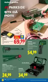 Catalog Lidl săptămâna 41 Pagină 86: Parkside trusă unelte €34,99, Parkside termometru digital cu infraroșu €54,99
