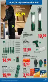 Catalog Lidl săptămâna 41 Pagină 87: Parkside mănuși din latex €3,99, Parkside Dispozitiv deizolat cabluri €19,99