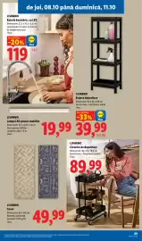 Catalog Lidl săptămâna 41 Pagină 89: Livarno covor €49,99, Livarano baterie bucătărie cu led €119,00