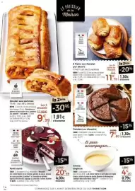 Catalogue Thiriet page 14: Fondant au chocolat €7,60, Crème anglaise €4,20