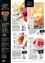 Catalogue Thiriet page 17: Vacherin €11,99, GLACIER de la Maison Fantômes chocolat blanc €3,49