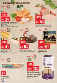Catalog Carrefour Pagină 5: PRODUSE PROASPETE 250 G=1X CRIS-TIM Comprnic & Funde 1x3041 Crenuurli Polonezi r Car -20% LEI