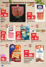 Catalog Carrefour Pagină 9: PRODUSE PROASPETE ȘI CONGELATE 2 BUC. = 1X 2 BUC.=1X -20% LET 81 6 LEI 6699 Salam Chorizo Meda