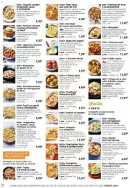 Catalogue Thiriet page 24: Lasagnes à la bolognaise €10,95, Croziflette Reblochon AOP €8,50