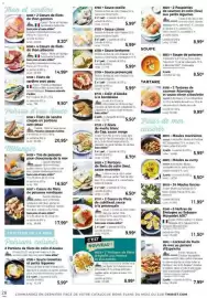 Catalogue Thiriet page 28: 6 Huîtres de Bretagne au Sabayon Muscadet AOC* €11,50