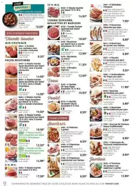 Catalogue Thiriet page 32: Saucisse de Morteau pur porc €5,99, Saucisse de Toulouse brasse traditionnelle €8,95