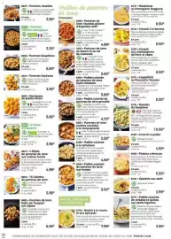 Catalogue Thiriet page 36: Pommes Duchesse €3,90, Poêlée cuisinée de pommes de terre aux herbes €5,50