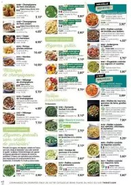 Catalogue Thiriet page 40: Champignons de Paris entiers €4,85, Demi-poilvrons jaunes et rouges grillés €3,80