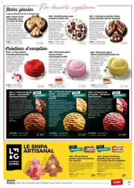 Catalogue Thiriet page 55: Vanille Bourbon sauce caramel au beurre salé €16,50