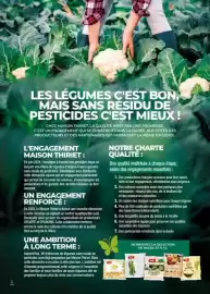 Catalogue Thiriet page 6: 6 LES LÉGUMES C'EST BON, MAIS SANS RESIDU DE PESTICIDES C'EST MIEUX! CHEZ MAISON THIRIET, LA
