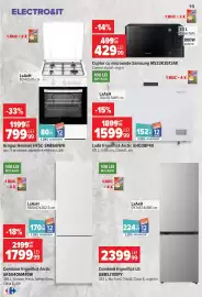 Catalog Carrefour Pagină 10: Cuptor cu microunde Samsung MS23K3513AK €429,99, Ladă frigorifică Arctic AHO38P40 €1.599,00