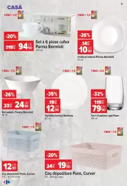 Catalog Carrefour Pagină 5: Farfurie întinsă Parma Bormioli €10,90, Farfurie întinsă Danbury €12,90