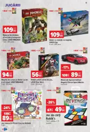 Catalog Carrefour Pagină 6: Avion cu reacție vs mașină, LEGO City €109,00