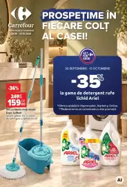 Catalog Carrefour Pagină 1: PROSPETIME ÎN Carrefour FIECARE COLT OFERTĂ VALABILĂ ÎN PERIOADA 30.09-13.10.2026 AL CASE!! ACT