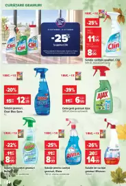 Catalog Carrefour Pagină 17: Rivex soluție pentru curățat geamuri €8,99, Soluție de curățat geamuri Nufăr €8,99