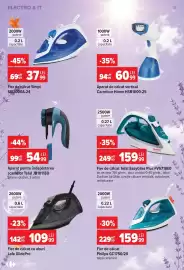 Catalog Carrefour Pagină 37: Philips fier de călcat €159,99, Tefal fier de călcat EasyGliss Plus €159,99