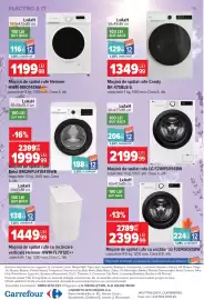 Catalog Carrefour Pagină 39: Beko mașina de spălat rufe €1.999,99, Candy mașină de spălat rufe €1.349,99