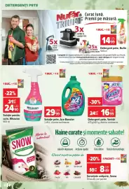 Catalog Carrefour Pagină 9: Detergent pete, Vanish €16,99, Misavan soluție pentru cute €24,90
