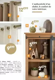 Catalogue b&m page 5: Authenticité d'un chalet, le confort de votre intérieur €12,99