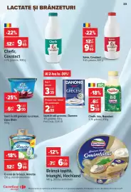 Catalog Carrefour Market Pagină 23: Zuzu Divin laurt în stil grecesc cu cireșe €3,99, Danone iaurt în stil grecesc €2,88