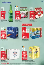 Catalog Carrefour Market Pagină 36: Bere Amstel €20,99, Bere Bergenbier €21,95