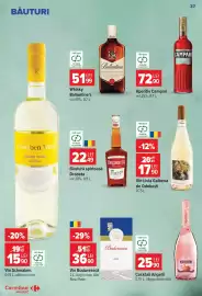 Catalog Carrefour Market Pagină 37: Vin Livia Galbenă de Odobești €17,90, Angelli cocktail €25,90