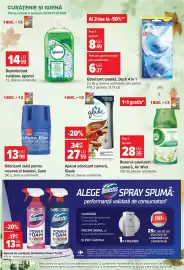 Catalog Carrefour Market Pagină 49: Sano Blue €13,99, Air Wick rezervă odorizant cameră €28,00