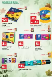 Catalog Carrefour Market Pagină 51: Epack saci menajeri color €4,58, Fino bureți vase protecție unghii €3,41