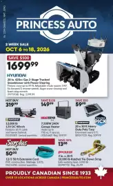 Princess Auto flyer Page 1