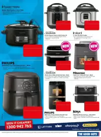 The Good Guys catalogue week 40 Page 11: Sunbeam 10 Litre Alinea Wide Ceramic Air Fryer - Black