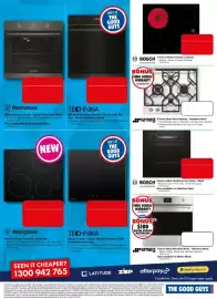 The Good Guys catalogue week 40 Page 12: Smeg Classic 60cm Gas Cooktop - Stainless Steel, Bosch Series 2 60cm Ceramic Cooktop