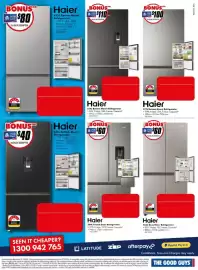 The Good Guys catalogue week 40 Page 17: Haier 514L Bottom Mount Refrigerator, Haier 517L Bottom Mount Refrigerator