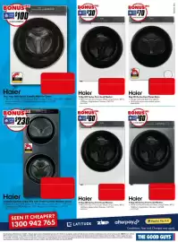 The Good Guys catalogue week 40 Page 19: Haier Laundry Centre 12kg-9kg 600 Series Combo Washer Dryer €230,00