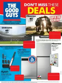 The Good Guys catalogue week 40 Page 2: THE GOOD GUYS Published online on 01/10/2026. Prices are updated hourly. SAMSUNG 65