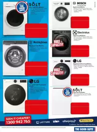 The Good Guys catalogue week 40 Page 20: Electrolux 12kg Front Load Washer, Bosch 9kg Front Load Washer