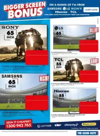 The Good Guys catalogue week 40 Page 4: TCL 55" C7L Premium SQD-Mini LED Google TV with Gemini 2026