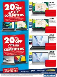 The Good Guys catalogue week 40 Page 5: Acer Aspire Lite 14 14" Ryzen 3 8GB 256GB Laptop