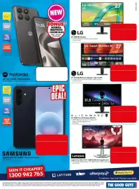 The Good Guys catalogue week 40 Page 6: LG 27" FHD IPS Monitor, Motorola g37 5G 128GB - Impenetrable