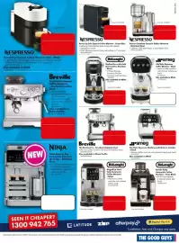 The Good Guys catalogue week 40 Page 9: Nespresso Vertuo Up Solo Capsule Coffee Machine - Ocean Blue