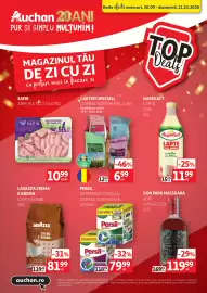 Catalog Auchan Pagină 1: Ruchan 20 ANI PUR Şİ SİMPLU MULȚUMIM! MAGAZINUL TĂU DE ZI CU ZI си preţuri mici în fiecare zi Noile