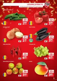 Catalog Auchan Pagină 5: CASTRAVEȚI CORNICHON LEGUME ȘI FRUCTE VALABILITATE OFERTĂ: MIERCURI, 30.09 - MARŢI, 6.10.2026 ROŞII