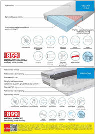 Merkury Market gazetka Strona 44: Materac Harmony kieszeniowy €899,00, Materac Veluna H3 AA piankowy €859,00