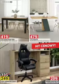 Merkury Market gazetka Strona 10: Stół rozkładany Mini €419,00, Fotel gamingowy Erast €249,00
