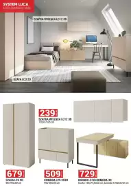Merkury Market gazetka Strona 35: Biurko LC10+komoda 3D Luca €729,00, Szafa LC3 2D Luca €679,00