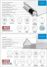 Merkury Market gazetka Strona 43: Materac Excellence kieszeniowy €689,00, Materac Active kieszeniowy €469,00