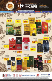 Folheto Carrefour Página 6: Café jaraguá tipos €19,98, Café jaguari especial €21,97