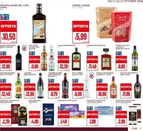 Volantino Pan Pagina 17: Tavoletta cioccolato nero Perugina €2,39, Tavoletta cioccolato Lindt Excellence €1,99