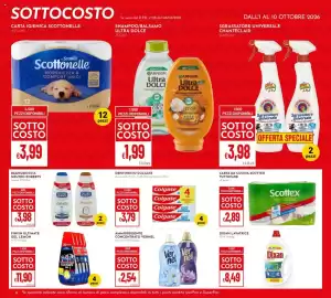 Volantino Pan Pagina 6: Dentifricio Colgate sbiancante White Teeth Baking Soda €3,79, Carta da cucina Scottex Tuttofare €2,89